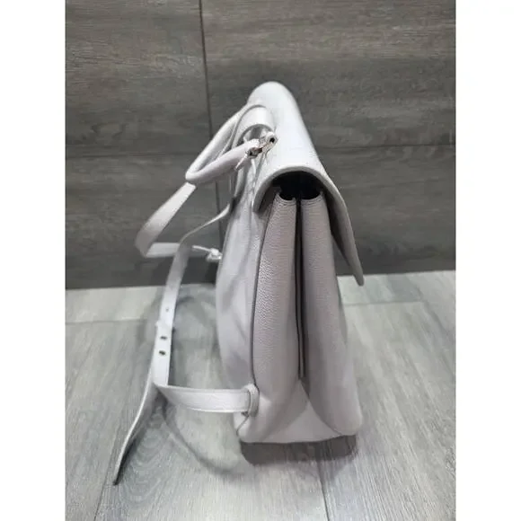 Kate Spade Medium Essential Backpack Leather Purse NWOT Gray  display picture 2